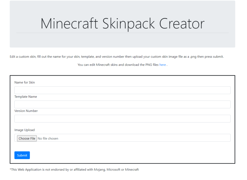 GitHub - MattHeffNT/skin-packer: A custom skin pack creator for