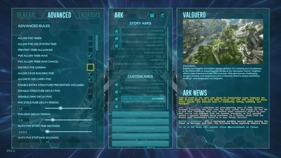 Best ARK Survival Evolved Single Player Settings Taming Breeding 
