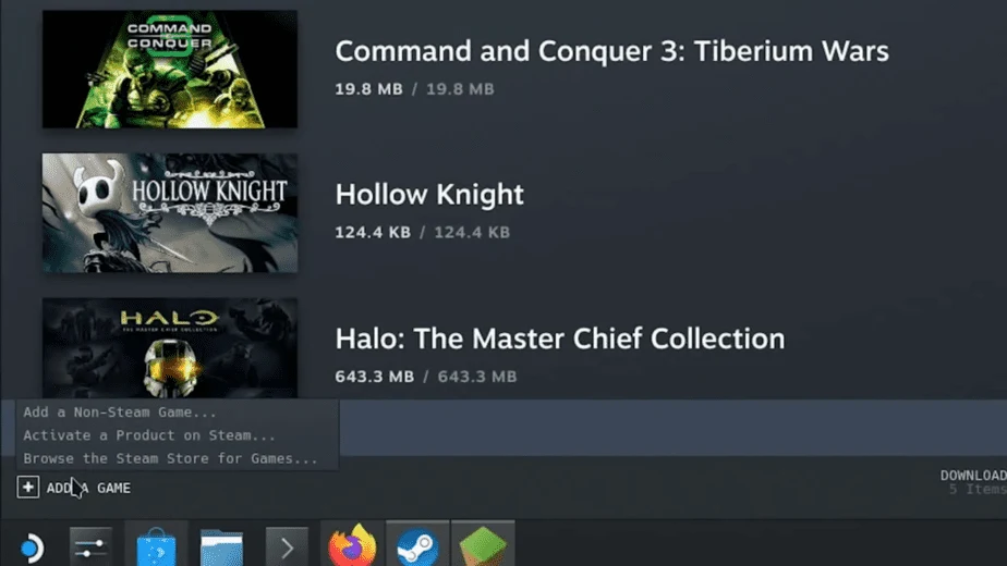 Add a Non-Steam Game