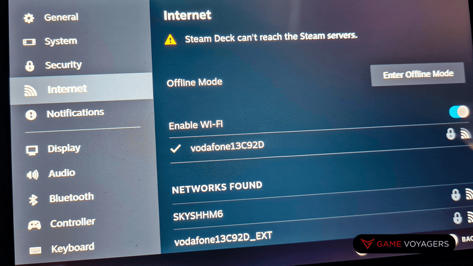 Steam Deck Can't Reach Steam Servers? Easy Fix - Game Voyagers