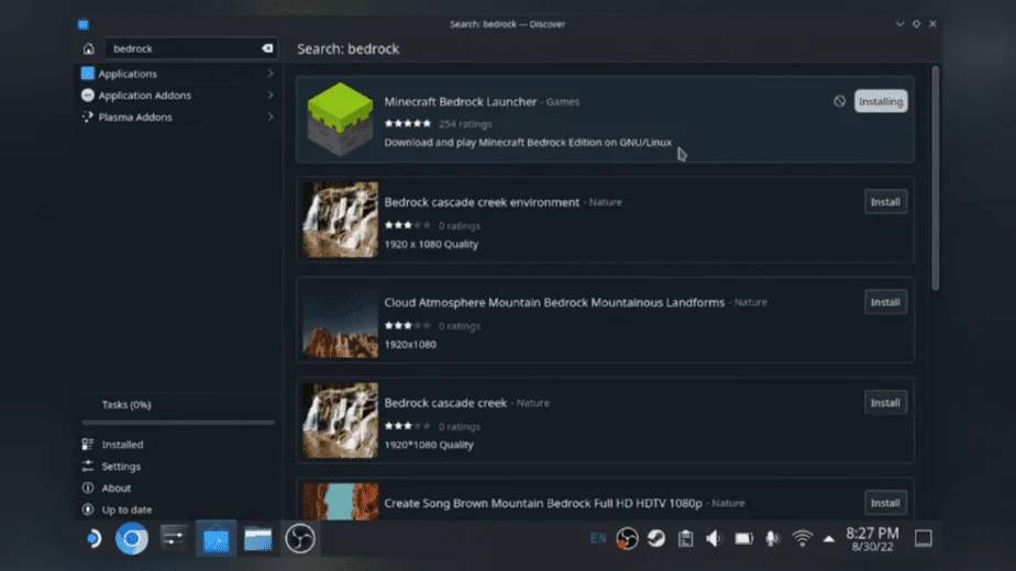 How to install Minecraft on the Steam Deck