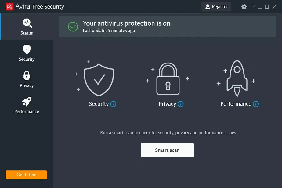 An Antivirus that aids people in protecting their devices from harmful malware or viruses. 