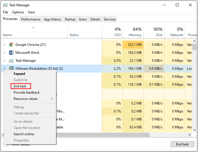 The Task Manager uses gives you more access to which programs and applications are running in the background of your PC. 