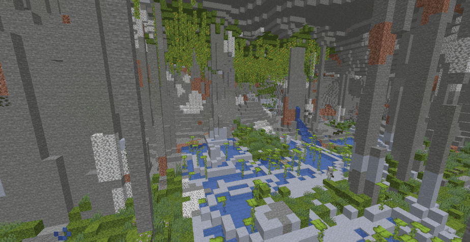 Minecraft Underground Environment