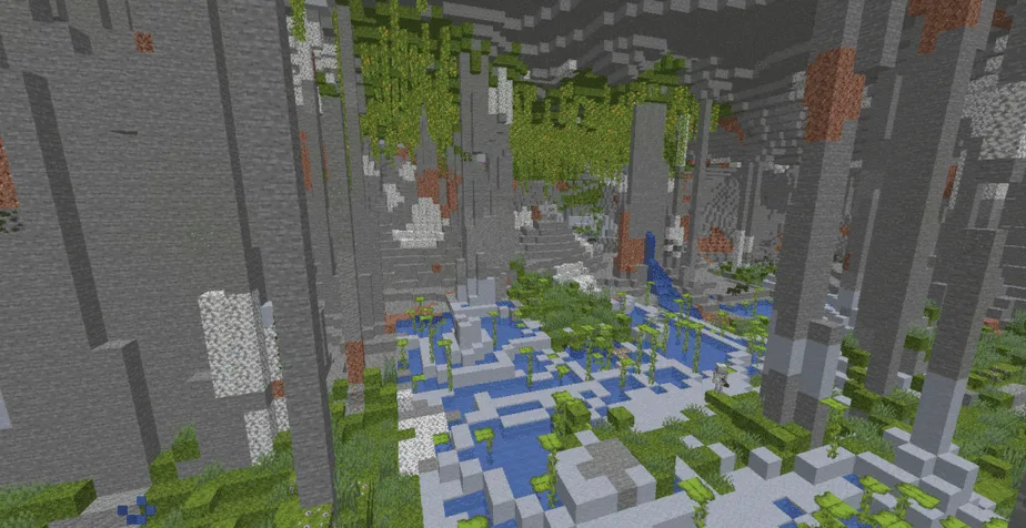 Minecraft Underground Environment