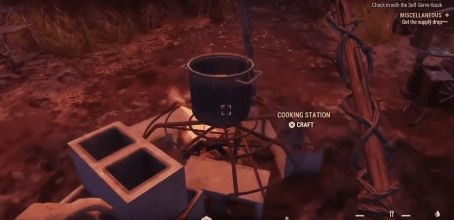 cooking in Fallout 76