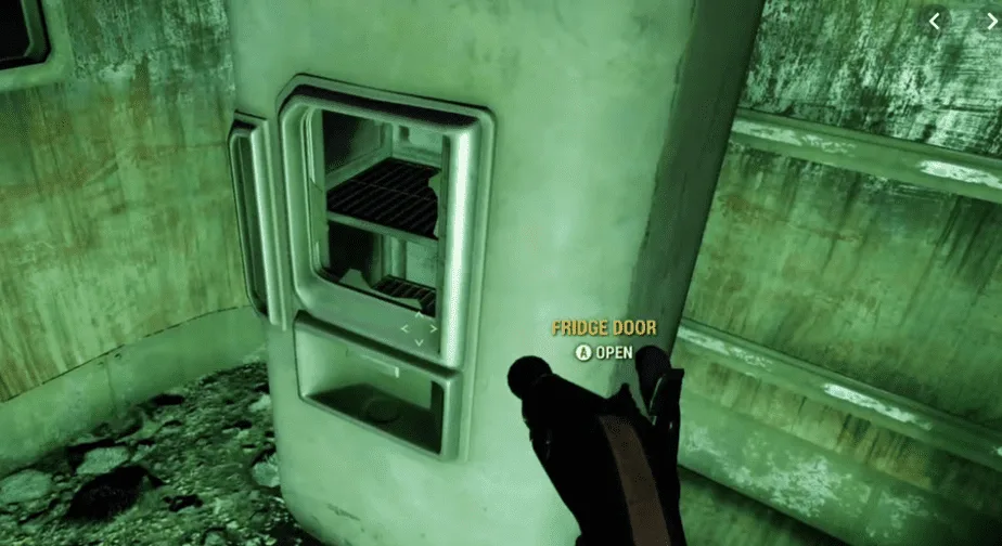 Screenshot of a refrigerator in Fallout 76