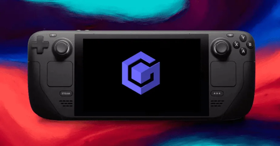 GameCube symbol on the Steam Deck 