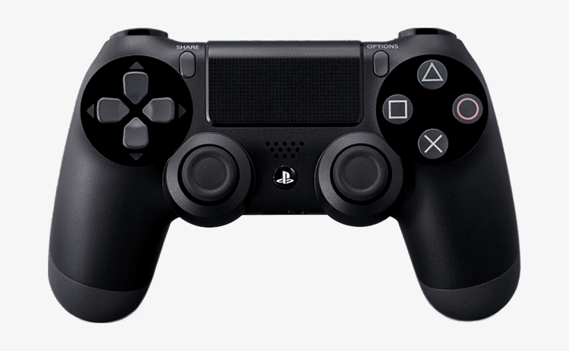 Simple clean image of a PlayStation 4 controller. 