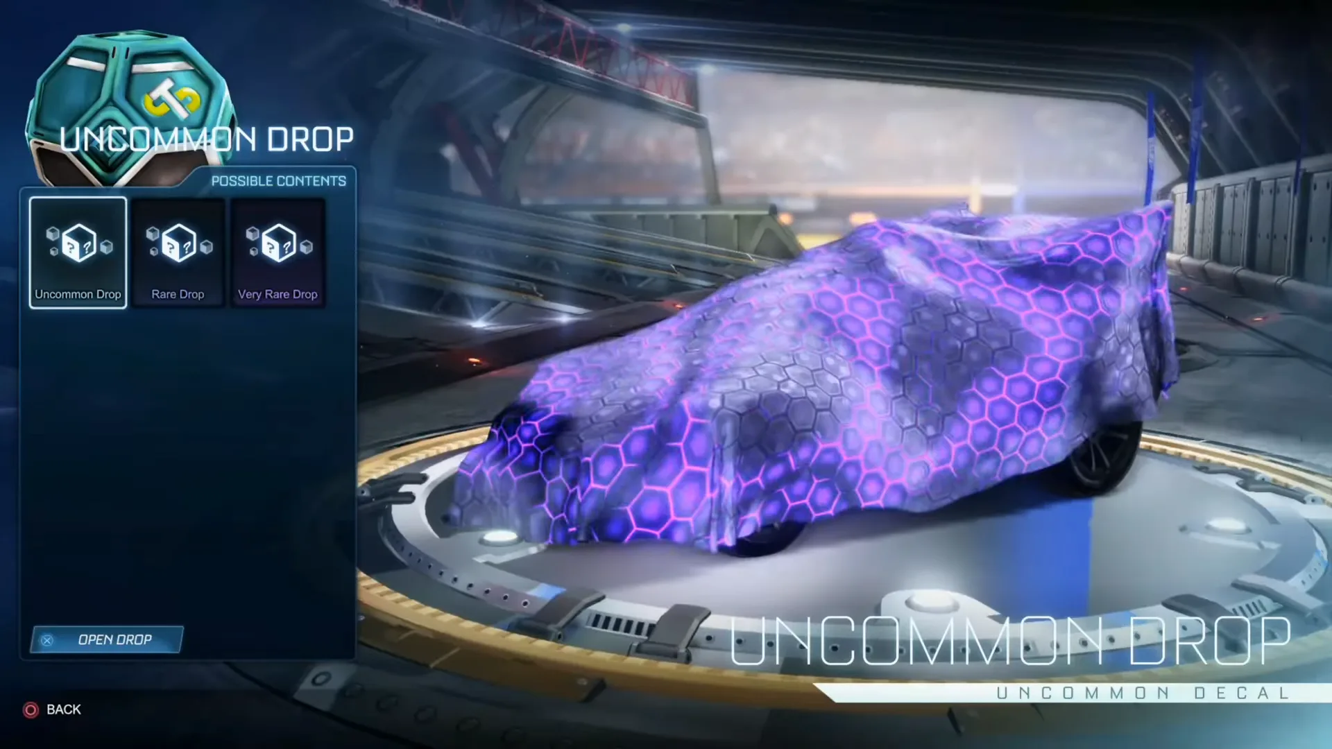 Rocket League Drops content