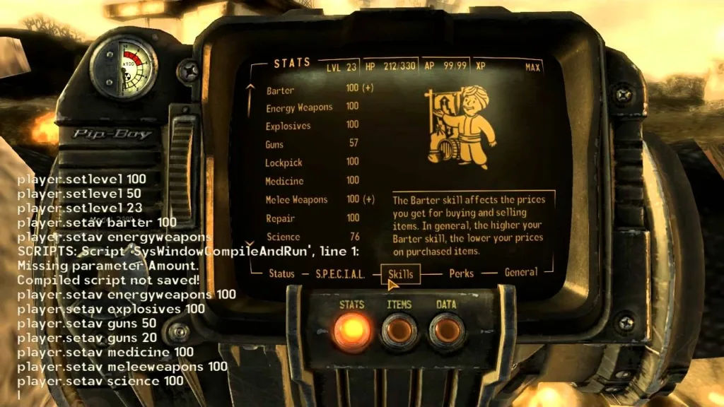 Fallout 4 console commands