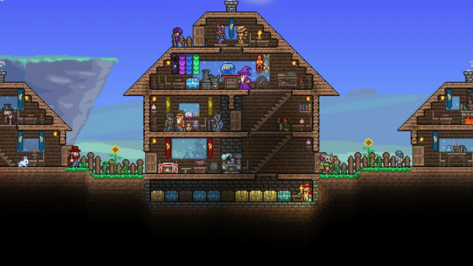 Constructed Houses in Terraria