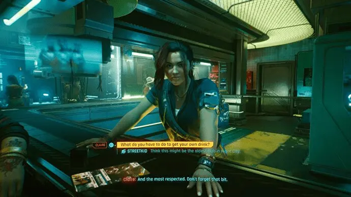 In-game screenshot of Cyberpunk 2077