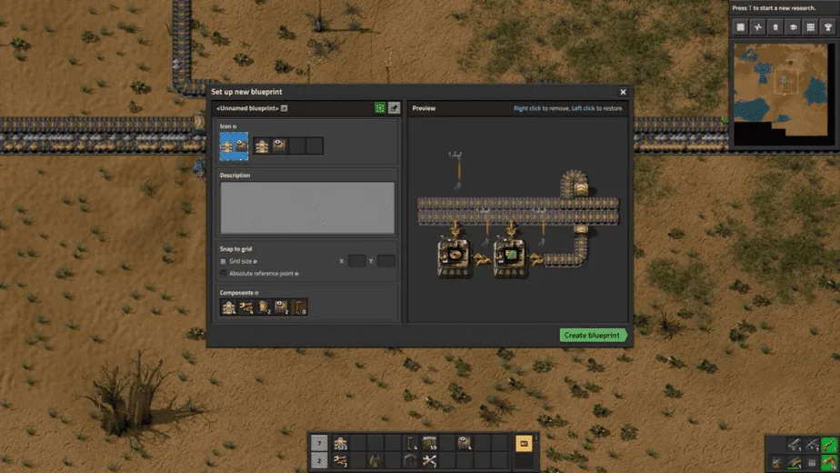 Importing and Exporting Blueprints in Factorio