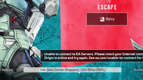 Data center Apex Legends EA Servers