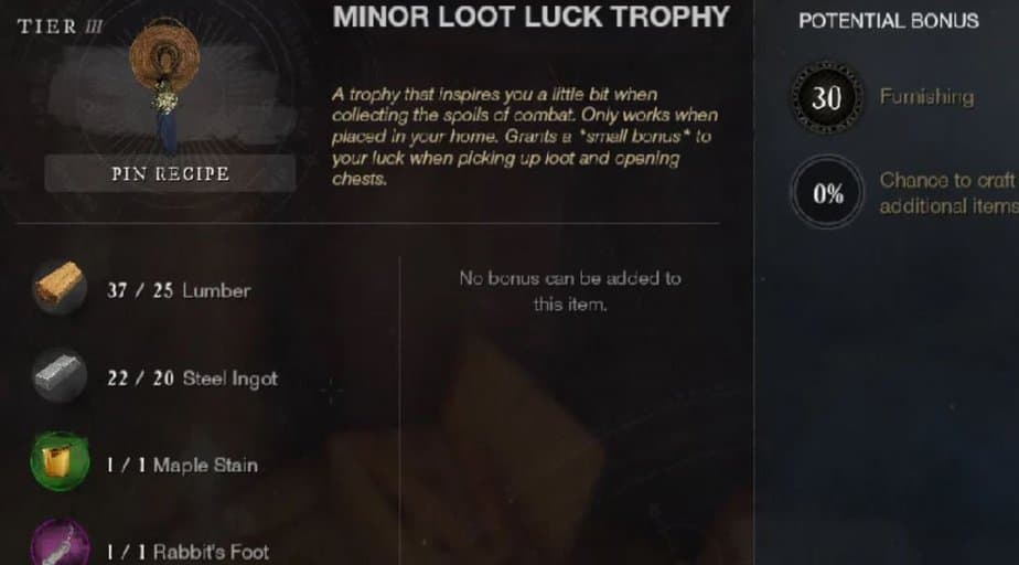 Loot Luck Trophy