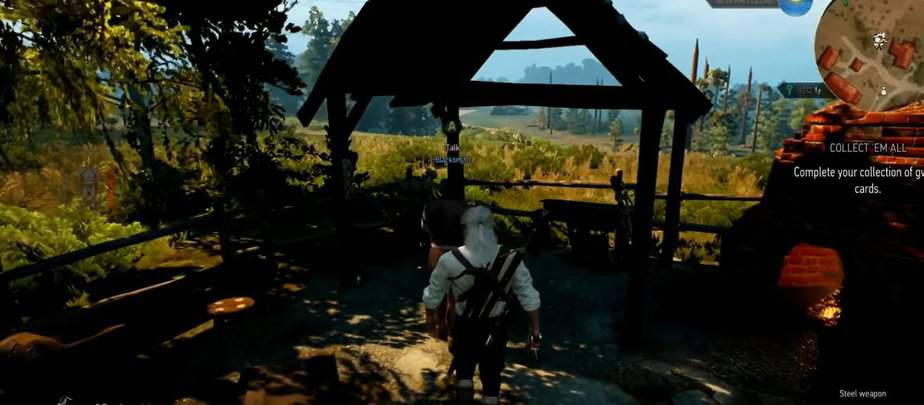 Witcher 3 heading over to the Blacksmith