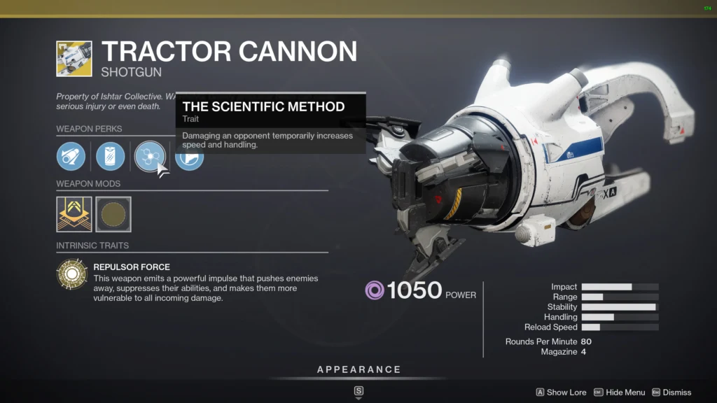 Tractor Cannon Exotic Weapons Destiny 2