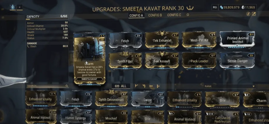 Smeeta Lavat's Buffs - Warframe