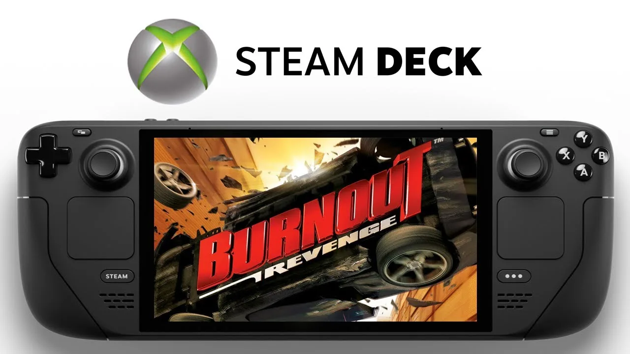 Burnout Revenge on the Steam Deck