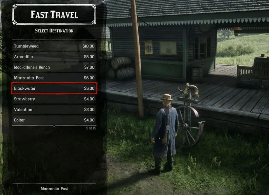 Red Dead Online Fast Travel Outpost