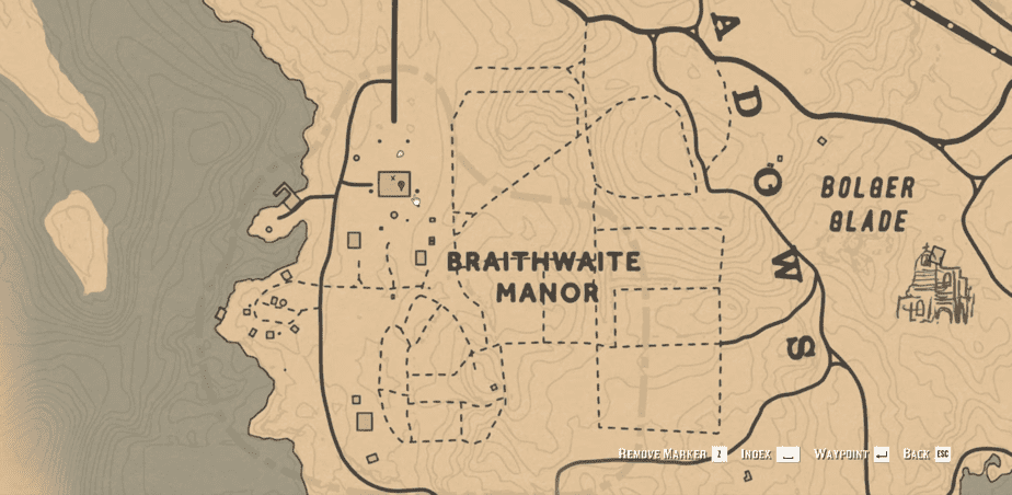 Braithwaite Manor location