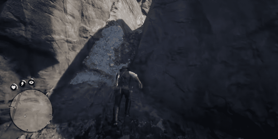 cliff opening
