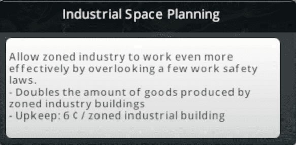 Industrial Space planning