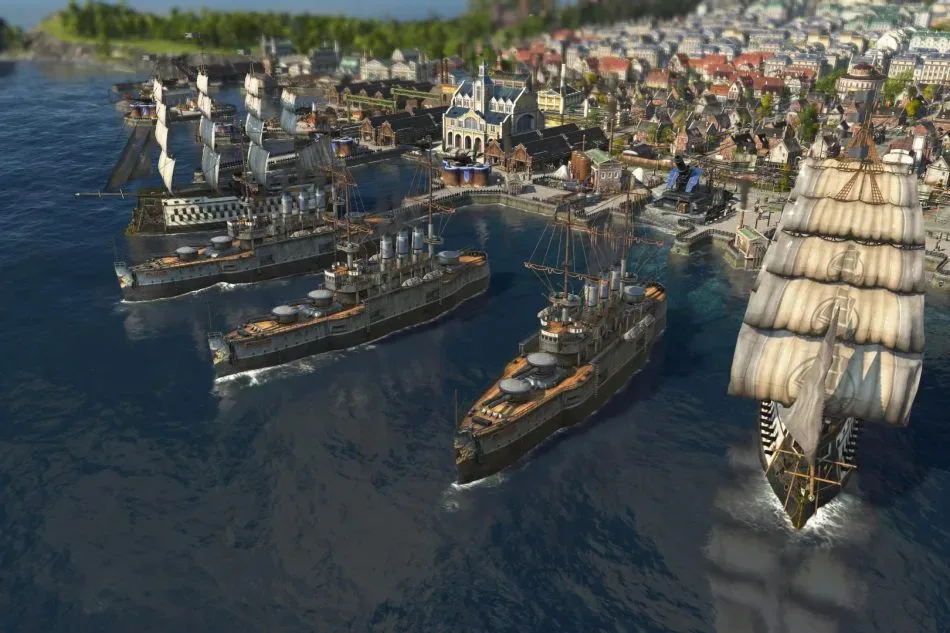 Ships Loaded with Material - Anno 1800 