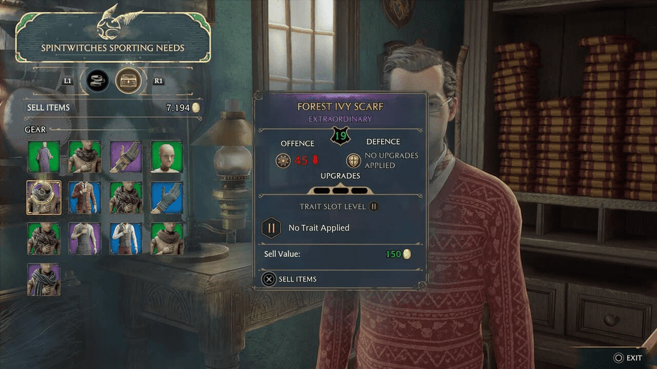 selling items - Hogwarts Legacy Potions