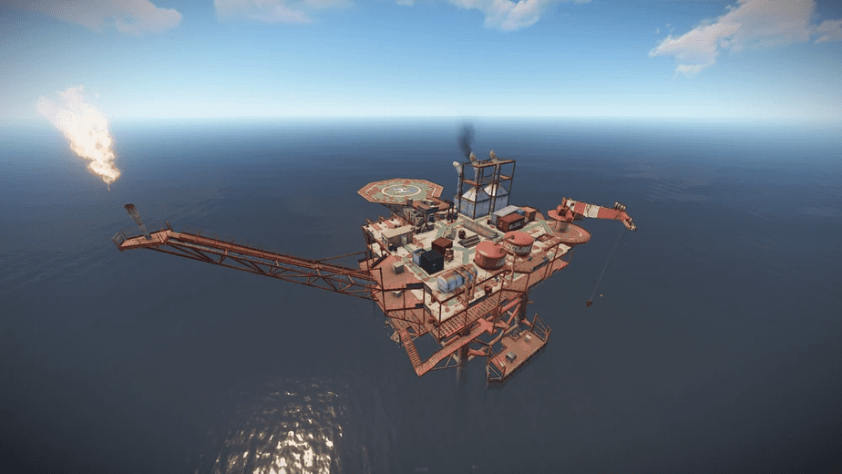 Oil Rig - Rust Monuments