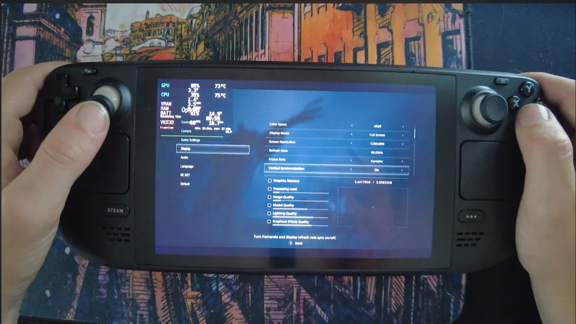 Resident Evil Village Settings - Image from Youtuber XXViciousXX