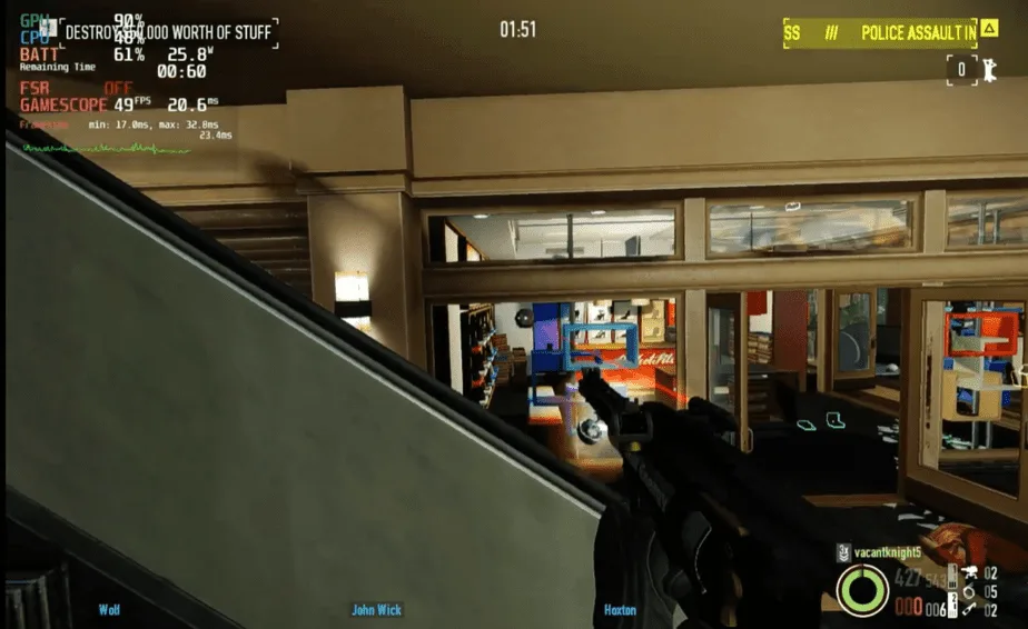 Payday 2 Performance on the Steam Deck 