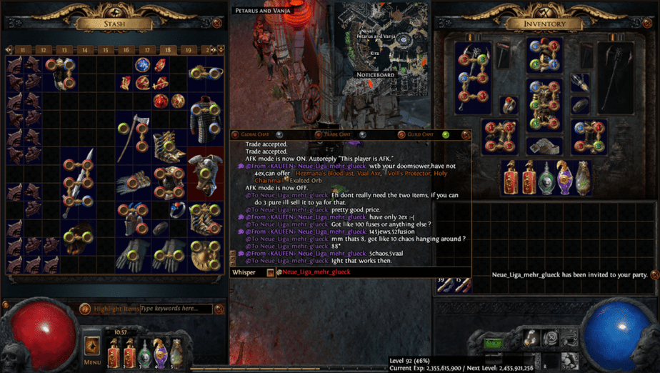 Trading - Path of Exile Hard