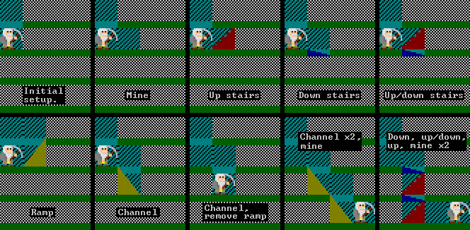 Types of Stairs in Dwarf Fortress