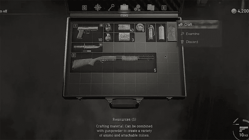 Crafting Ammunition - Resident Evil 4 Remake