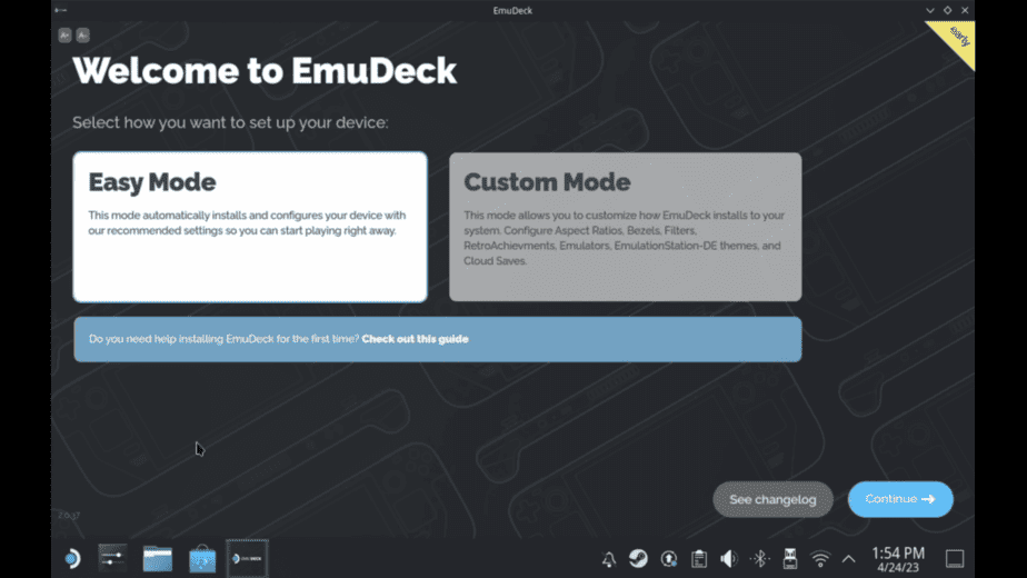 Installing emudeck