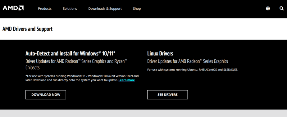 AMD Driver Download and Auto-detect App
