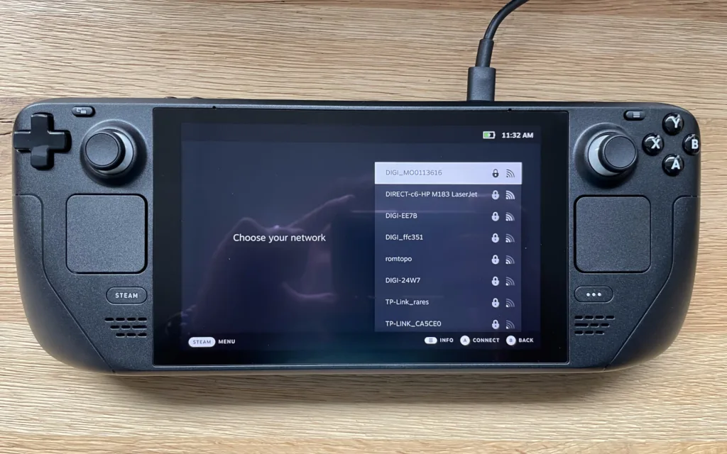 Steam Deck - Network Connection