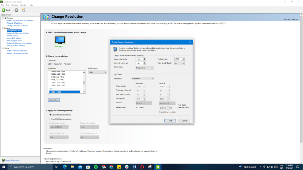 Nvidia Control Panel