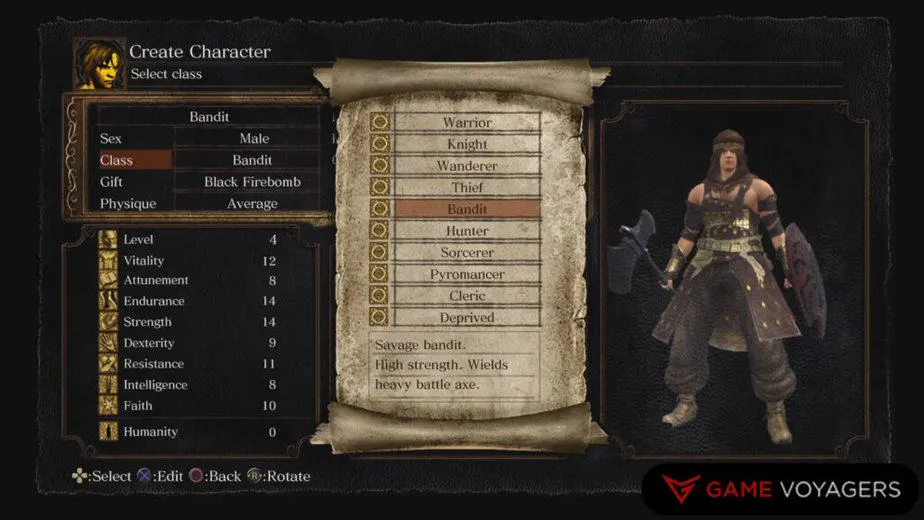 Ultimate Guide To Bandit In Dark Souls Remastered 1 Bandit Class Dark Souls Remastered