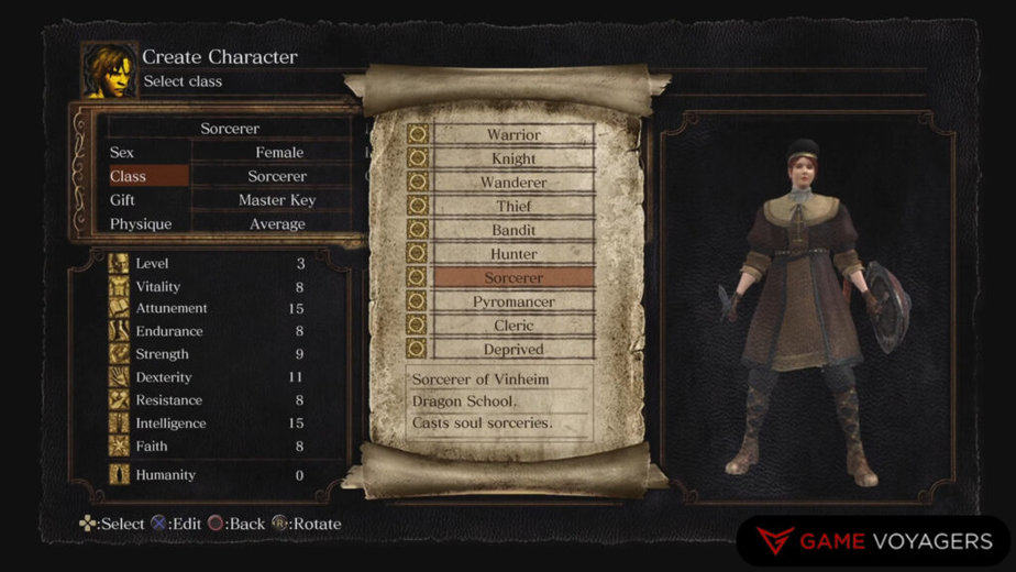 Ultimate Guide To Sorcerer In Dark Souls Remastered 1 Sorcerer Class Dark Souls Remastered