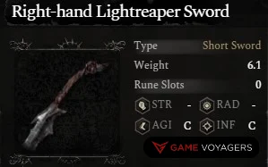 Right/Left-hand Lightreaper Sword