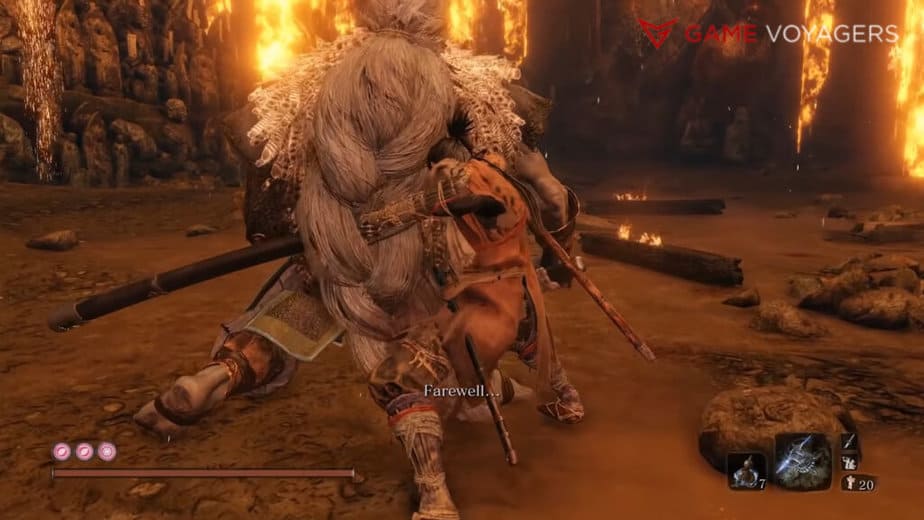 Rewards for Defeating Owl (Father) in Sekiro Shadows Die Twice