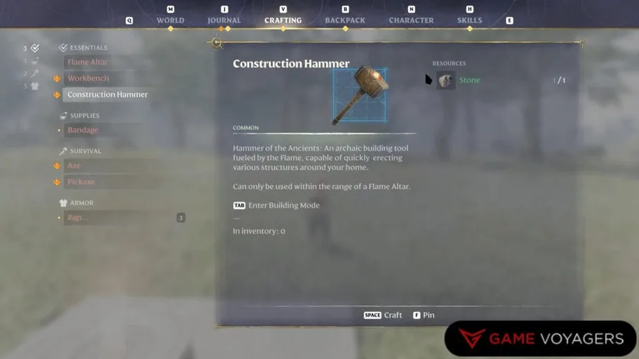 Construction Hammer