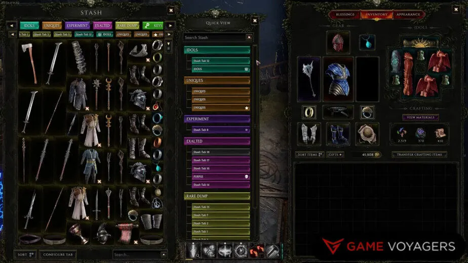 Inventory Management - Last Epoch Beginner's Guide