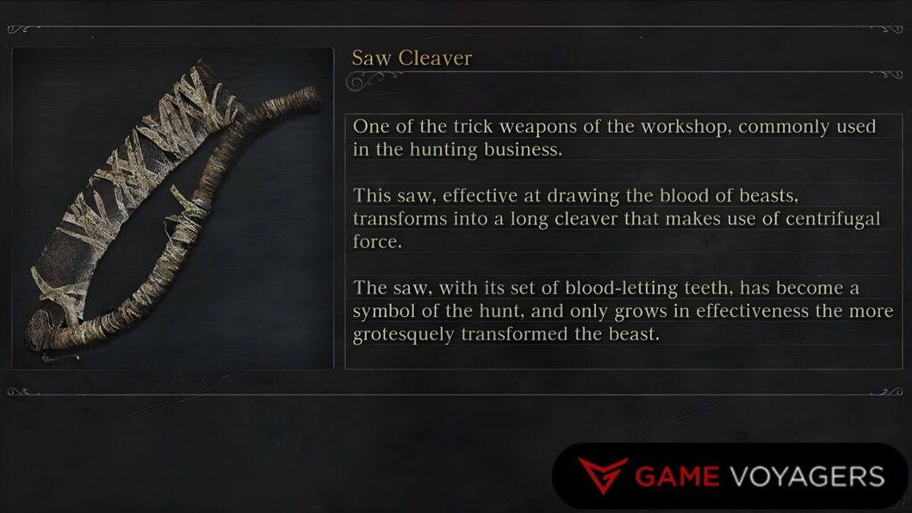 Uncanny Saw Cleaver