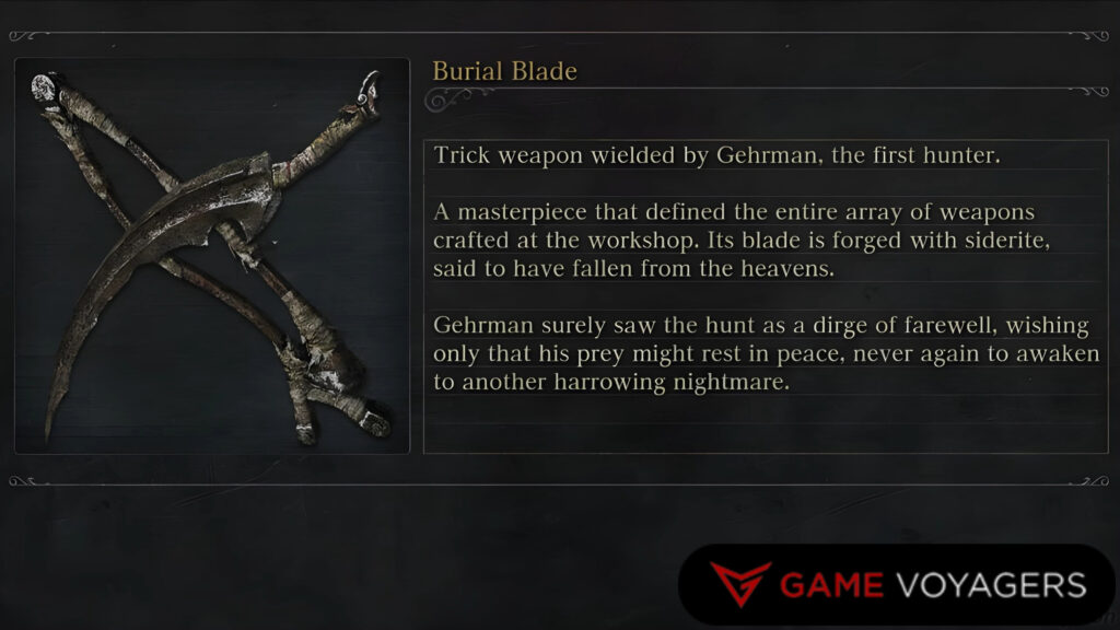 Lost Burial Blade