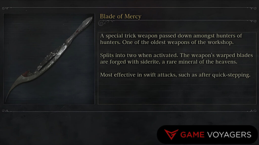 Uncanny Blade of Mercy