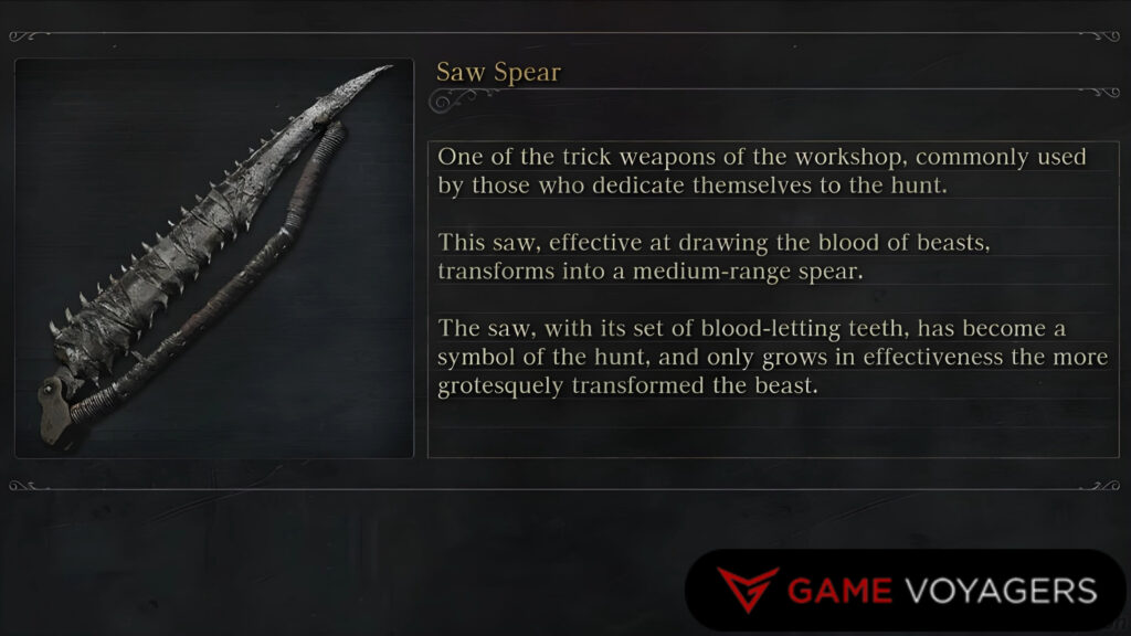 Lost Saw Spear